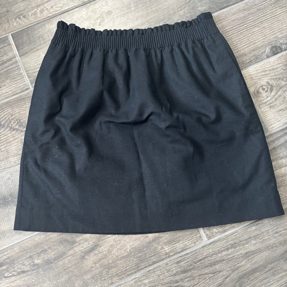 J Crew Factory Linen-cotton blend city skirt size 6